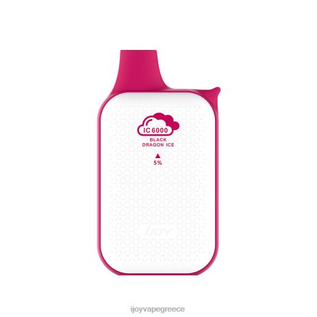 IJOY vape disposable - iJOY Bar IC6000 αναλώσιμα B044X201 πάγος μαύρου δράκου
