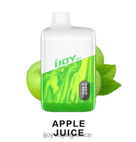 IJOY vape Athens - iJOY Bar IC8000 αναλώσιμα B044X175 χυμός μήλου