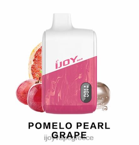 IJOY vape Greece - iJOY Bar IC8000 αναλώσιμα B044X192 μαργαριτάρι σταφύλι pomelo