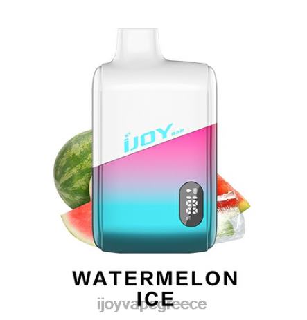 IJOY vape review - iJOY Bar IC8000 αναλώσιμα B044X198 πάγος καρπούζι