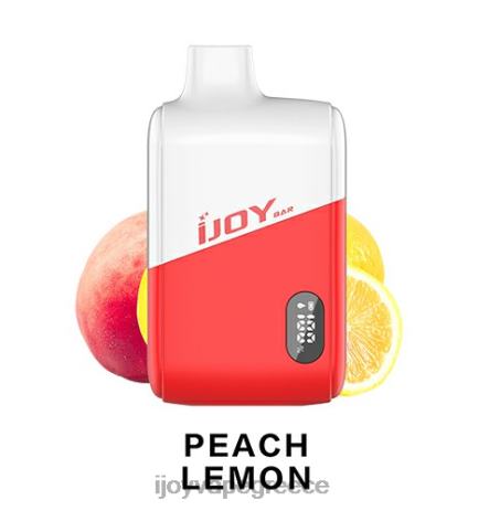 IJOY vapes online - iJOY Bar IC8000 αναλώσιμα B044X190 λεμόνι ροδάκινο