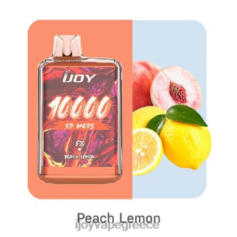 IJOY vape review - iJOY Bar SD10000 αναλώσιμα B044X168 λεμόνι ροδάκινο