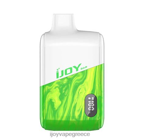 IJOY vape disposable - iJOY Bar Smart Vape 8000 ρουφηξιές B044X1 χυμός μήλου