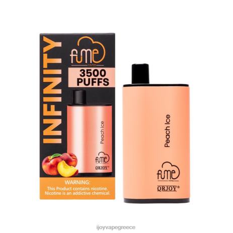 IJOY disposable vape - iJOY Fume Infinity μιας χρήσης 3500 ρουφηξιές | 12 ml B044X104 πάγος ροδάκινου