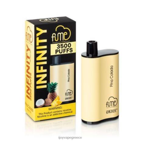 IJOY vape Athens - iJOY Fume Infinity μιας χρήσης 3500 ρουφηξιές | 12 ml B044X105 pina colada